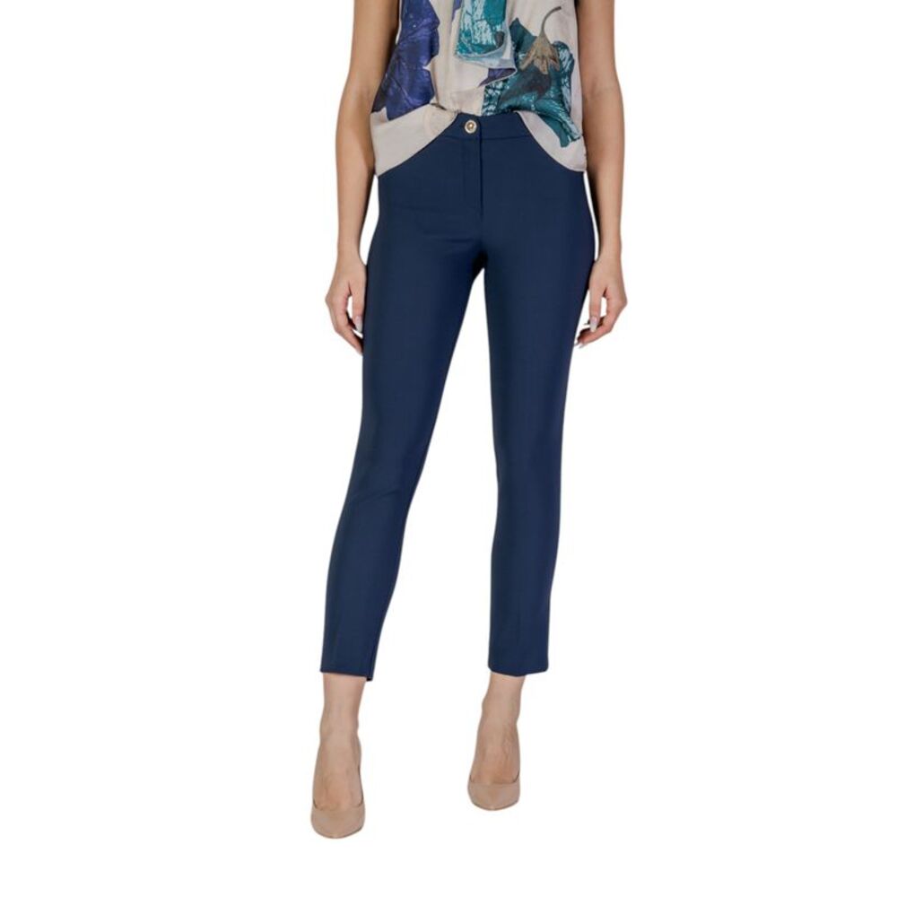 Rinascimento SlimFit Ankle Trousers Women blue